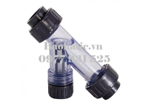 Y lọc nhựa UPVC Phi 1/2", Phi 3/4", Phi 1", Phi 1.1/4", Phi 1.1/2", Phi 2", Phi 2.1/2", Phi 3", Phi 4"